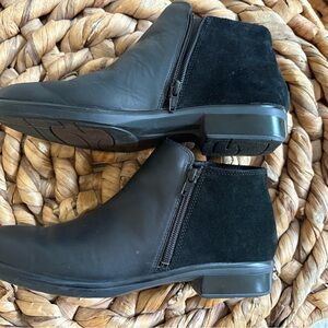 NAOT Black Suede and Leather women’s Ankle Boots